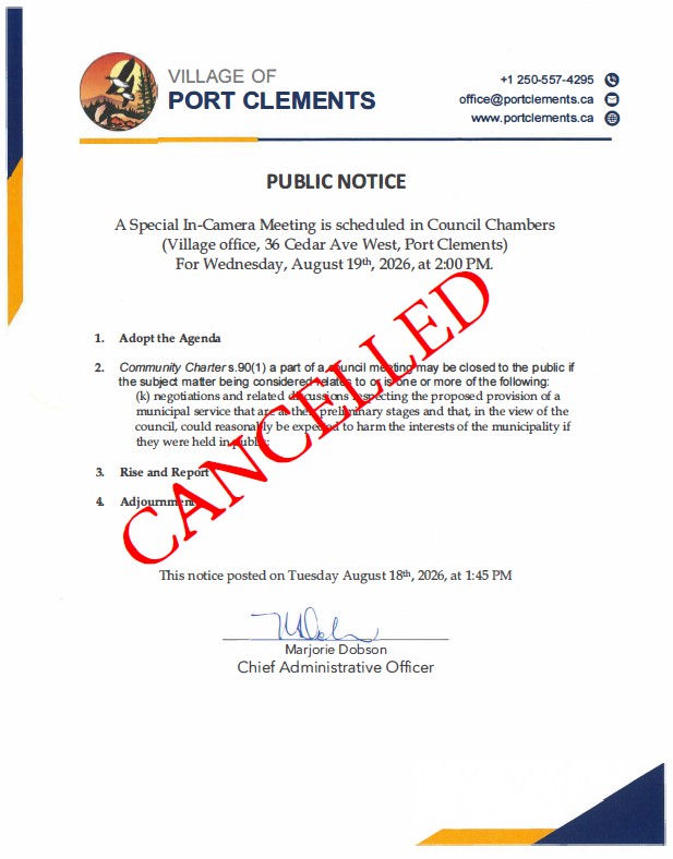 Cancelled – Aug 19 2026 Special In-Camera